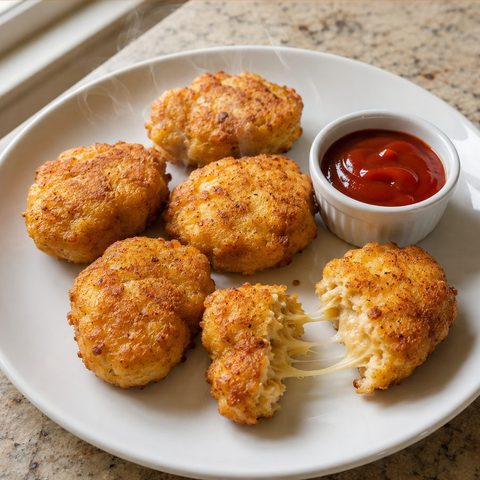 Nuggets caseiros de frango